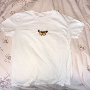 Brandy Melville Oversized Butterfly Shirt